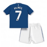 Everton Dwight McNeil #7 Heimtrikotsatz Kinder 2023-24 Kurzarm (+ Kurze Hosen)